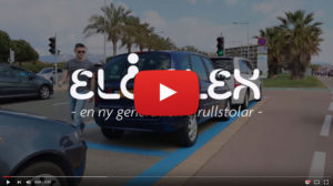Eloflex elrullstol hopfällbar film youtube video